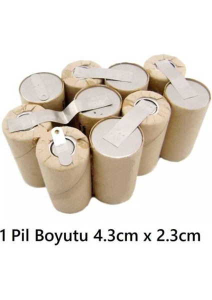 B12 12V Matkap Batarya Için 2000MAH Pil Grubu