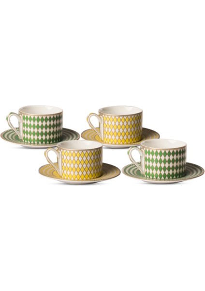 Chess 4 Lü Çay Fincanı