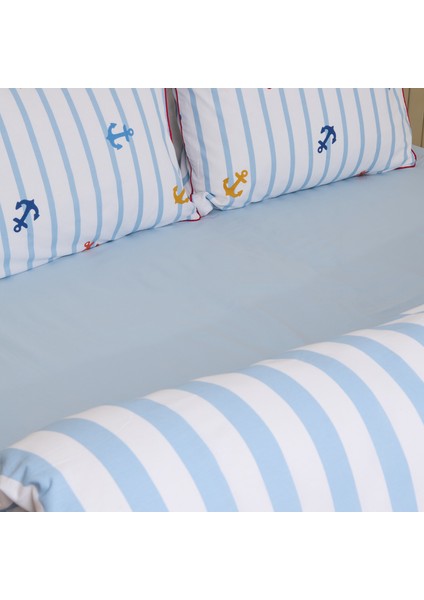 Soft Marina Tek Kişilik Nevresim Takımı - Beyaz