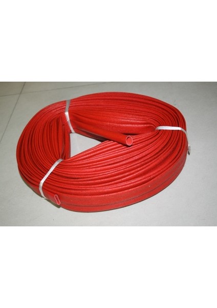 Silikon Izoleli Isıya Dayanıklı Cam Elyaf Makaron 12MM H.class Uzunluk: 10 Metre
