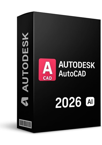 Autocad 2026 -1 Pc - 3 Yıl Full Sürüm (Yapay Zeka Destekli)