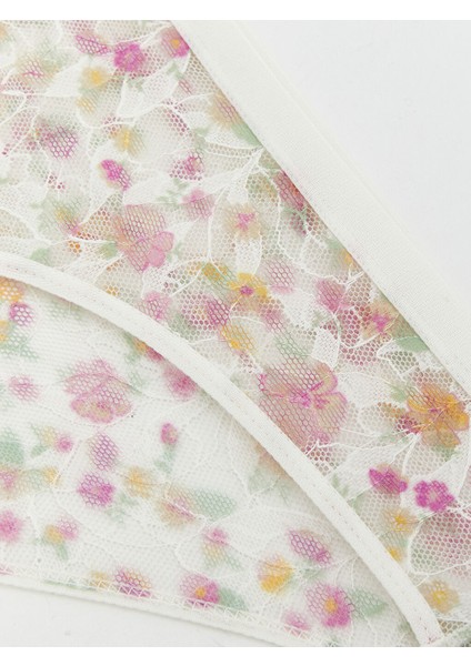 Yeni Sezon Cicekli Dantelli Bikini Kulot - S58192Z8 fırsatları