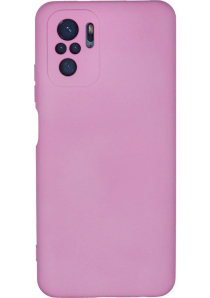 Xiaomi Redmi Note 10 Kılıf Nano Içi Kadife Silikon - Pembe Bstmy