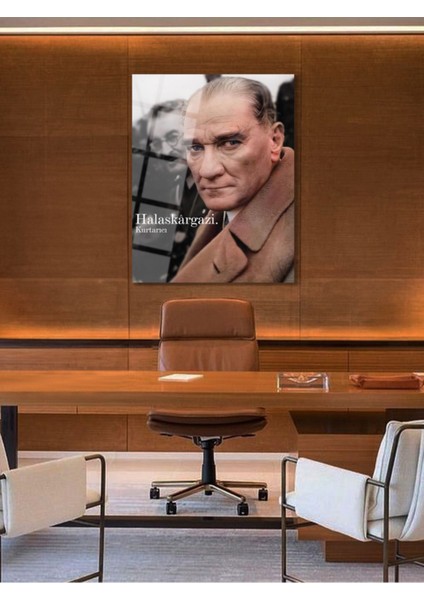 Atatürk Cam Tablo - Cam Tablolar - Atatürk Tablo - Atatürk Portresi - Atatürk Tablosu - ATA009