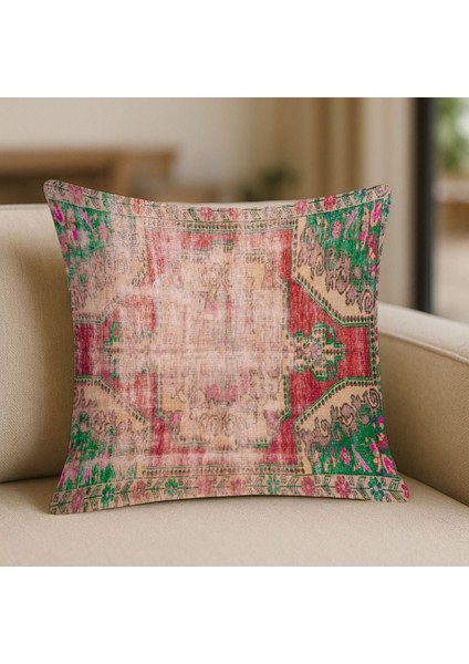Otantik Desenli Kilim Baskı Kırlent Kılıfı Yastık fiyatları