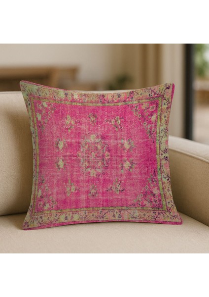 Vintage Motif Etnik Desenli Baskı Kırlent Kılıfı fiyatları