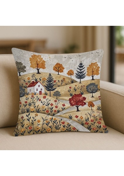 Modern Etnik Dokulu Kırlent Kılıfı Kare fırsatları