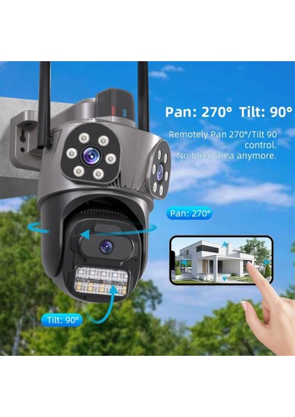2 Kameralı 3 Ekranlı 6 Mp Wifi Hareket Algılamalı Alarmlı Wifi Kamera Yapay Zeka Tak Çalıştır O96M2VQVRS fırsatları