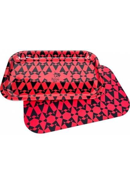 Poppins Lab Manyetik Kapaklı Metal Tepsi 288X188 mm Kırmızı