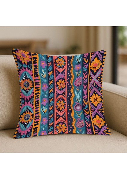 Etnik Desenli Kadife Kırlent Kılıfı fiyatları