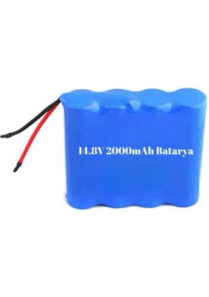 14.8V 2000MAH Li-Ion Pil Grubu Batarya 18650