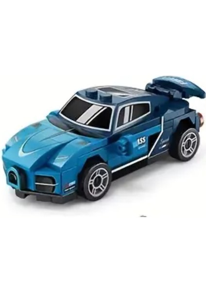 Stil Spor Araba Süper Yapı Blokları Modeli Yarış Arabası Model