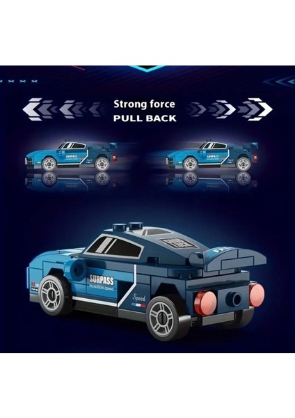 Stil Spor Araba Süper Yapı Blokları Modeli Yarış Arabası Model indirimleri