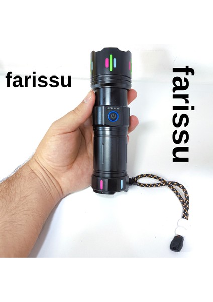 Şarjlı LED El Feneri | 100W | 12000 Lümen | 4500 Mah | Zoomlu – Type-C fırsatları