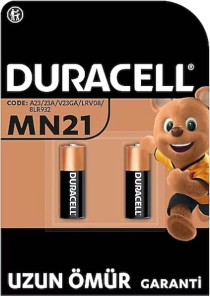2'li Pil Özel Alkalin MN21 12 Volt