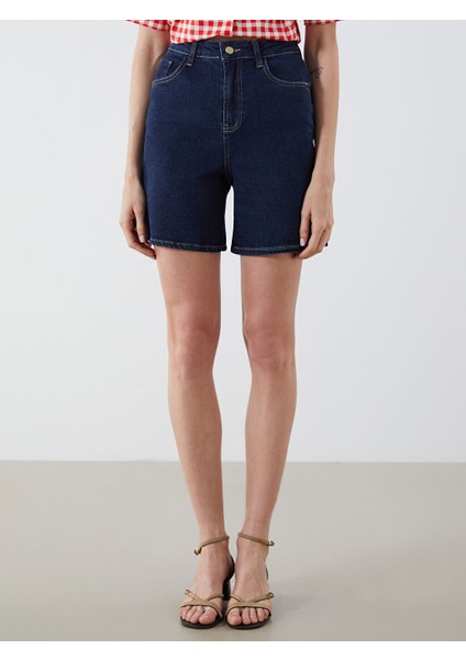 Yeni Sezon Standart Fit Kadin Jean Sort - S5PP23Z8