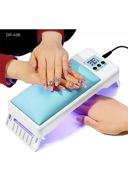 Dempower Uv LED Işıklı Oje Kurutucu ve El Yastığı