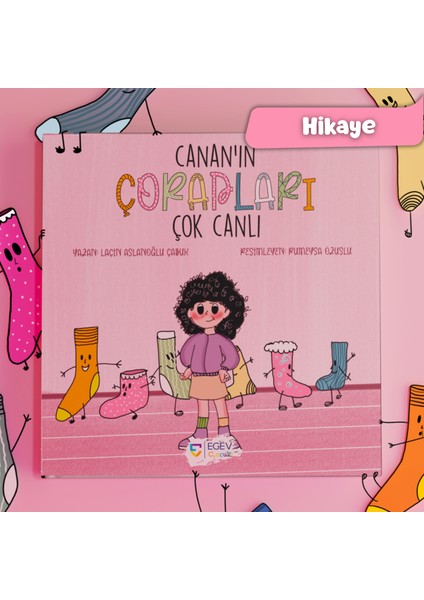 Cananın Çorapları Çok Canlı Hikaye Kitabı