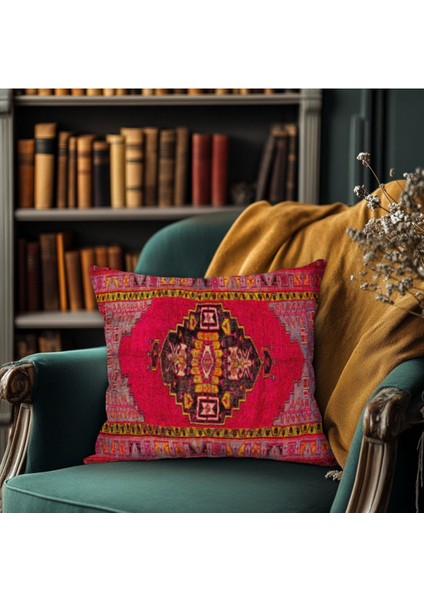 Klasik Güzellikte Vintage Desenli Kırlent