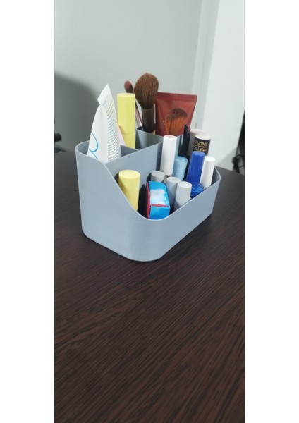 Beş Bölmeli Masa Üstü Organizer || Makyaj Organizeri || Pla 3D Baskı fiyatları