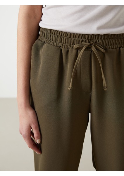 Yeni Sezon Beli Lastikli Kadin Pantolon - S5LK79Z8 modelleri