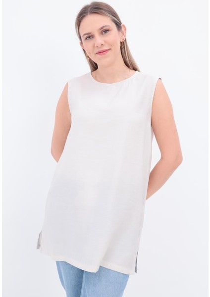 Taş-Basıc Sıfır Kol Içlik Tunik