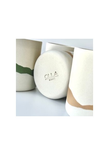 Seramik Mug Kahvernegi Dalga Desenli