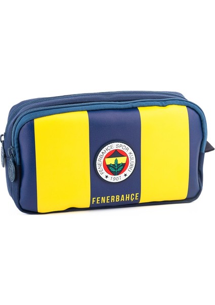 3 Bölmeli Çubuklu Arma Baskılı Suni Deri Okul Çantası + Kalemlik fırsatları