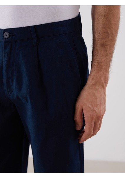 Yeni Sezon Rahat Kalip Gabardin Erkek Bermuda Sort - S5FH41Z8