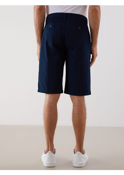 Yeni Sezon Rahat Kalip Gabardin Erkek Bermuda Sort - S5FH41Z8