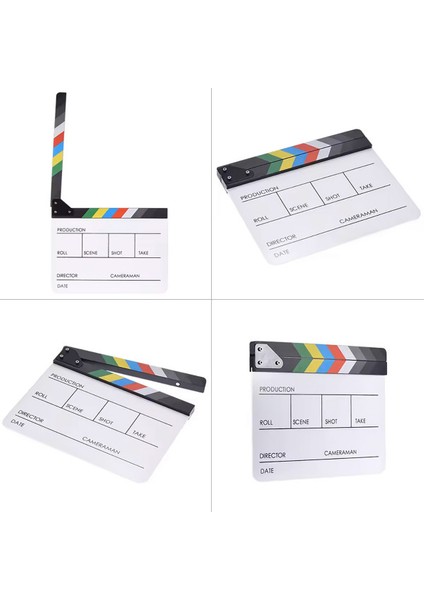 Clp-01 Klaket - Clapperboard Clapboard (Kalem ve Silgi Hediyeli) fiyatları