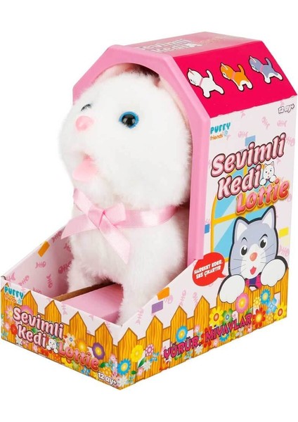 Jamina Sevimli Sesli ve Hareketli Peluş Kedi Lottie