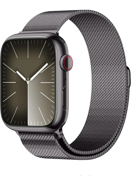 Apple Watch 10 9 8 7 6 Se Ultra Uyumlu 42 44 45 46 49MM Milano Metal Hasır Mıknatıslı Kordon Paslanmaz Çelik fiyatları