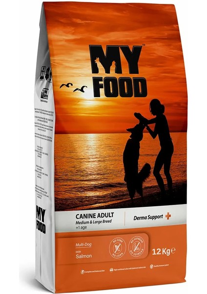 Yetişkin Köpek Orta ve Büyük Irk Kuru Maması Somonlu 12 kg