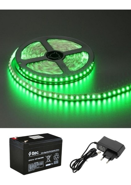 Taşınabilir Şerit LED Aydınlatma ve Akü Seti