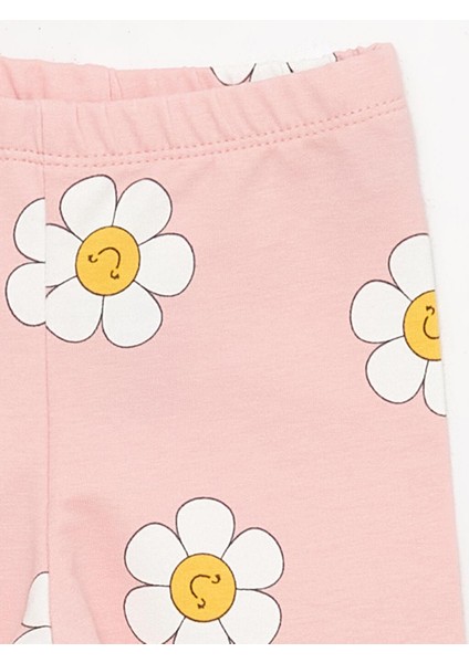 Beli Lastikli Basic Kız Bebek Tayt 2'li