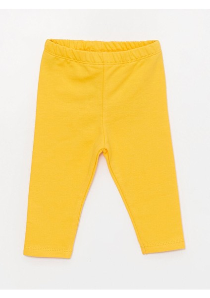 Beli Lastikli Basic Kız Bebek Tayt 2'li