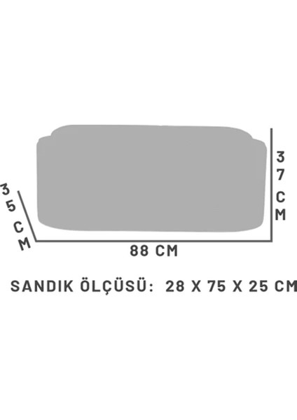 Contes Bohem Sandıklı Orta Sehpa Puf/bench,sütlü Kahve indirimleri