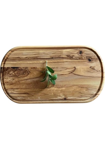 Zeytin Ağacı Ahşap Dikdörtgen Oluklu Steak Tahtası Büyük 37X18 fiyatları