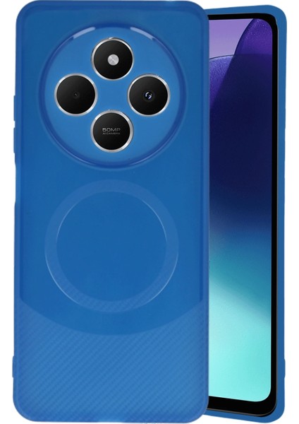 Xiaomi Redmi 14C Kılıf Maya Karbon Kapak - Lacivert Bstmy