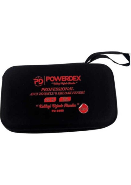 PD-8800 20 Watt 2000 Lümen Profesyonel El Feneri fırsatları