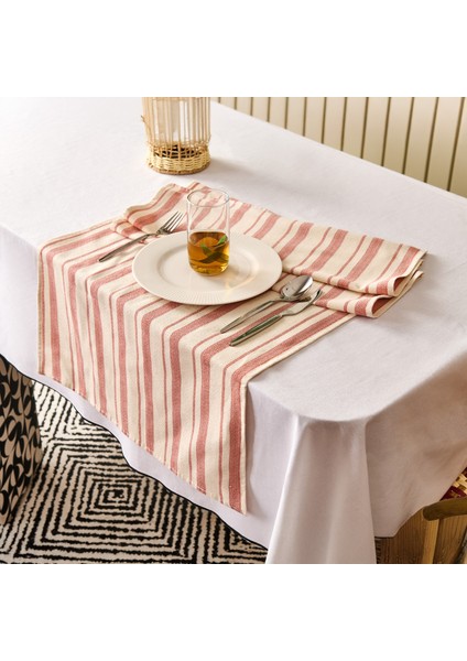 Soft Alno Runner - Ekru / Kiremit - 50X140 cm fiyatları