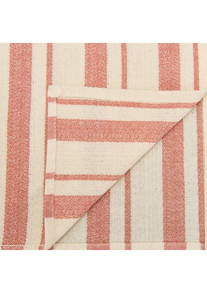 Soft Alno Runner - Ekru / Kiremit - 50X140 cm fırsatları