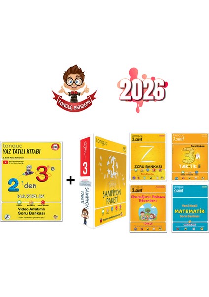 2 Den 3 E Hazırlık Kitabı + 3. Sınıf Şampiyon Paket