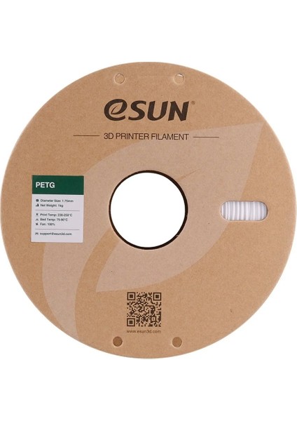 Petg Filament Beyaz 1.75MM 1kg fiyatları