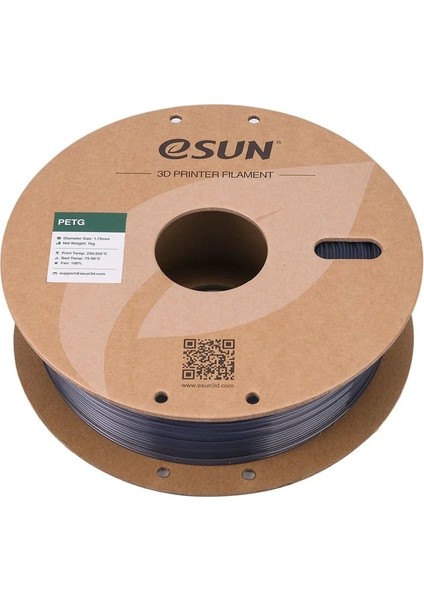 Petg Filament Gri 1.75MM 1kg