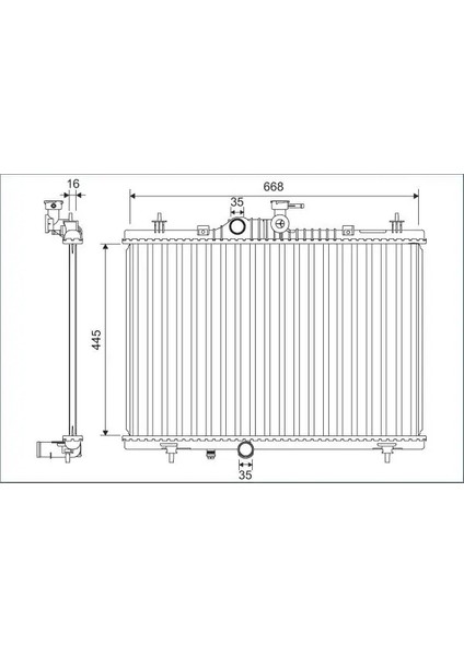 Motor Radyatoru Koleos 2.0 Dcı