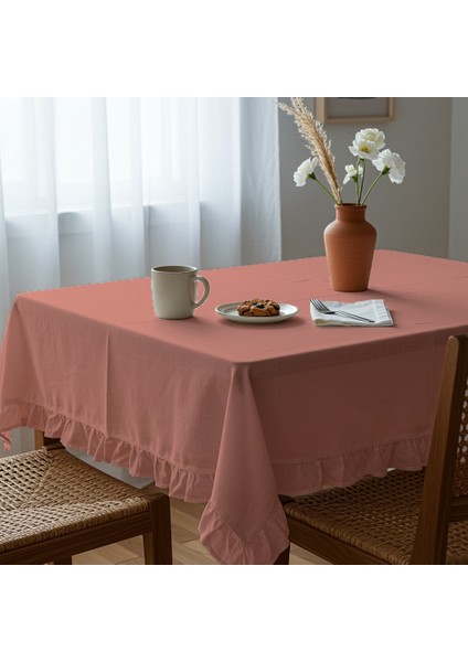 Fırfırlı Ranforce Kumaş Masa Örtüsü modelleri