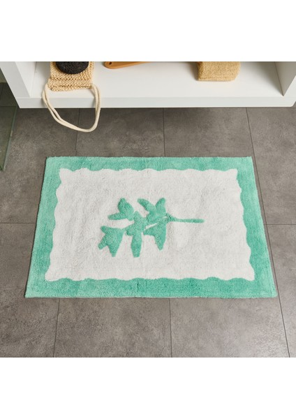 Soft Granny Summer Tufting Banyo Paspası - Beyaz - 60X90 cm