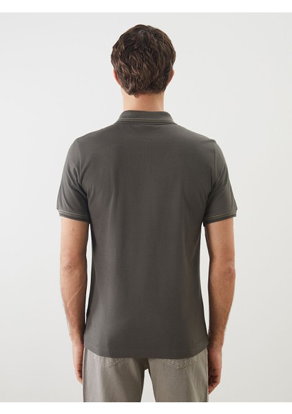 Yeni Sezon Polo Yaka Kisa Kollu Pike Erkek Tisort - S5HM05Z8 fırsatları